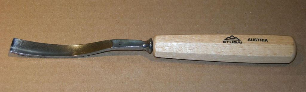 STUBAI Stechbeitel lang poliert Form 12 4 mm