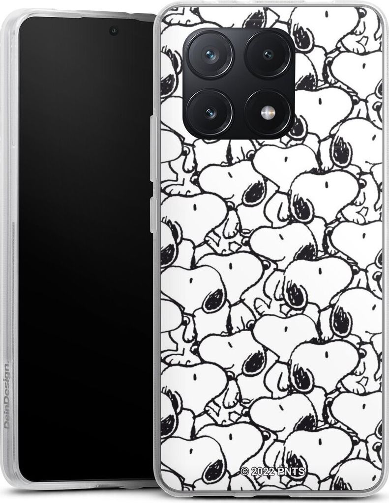 DeinDesign Handyhülle für Xiaomi Poco X6 Pro Silikon Hülle Case Smartphone Schutzhülle Muster Peanuts Snoopy