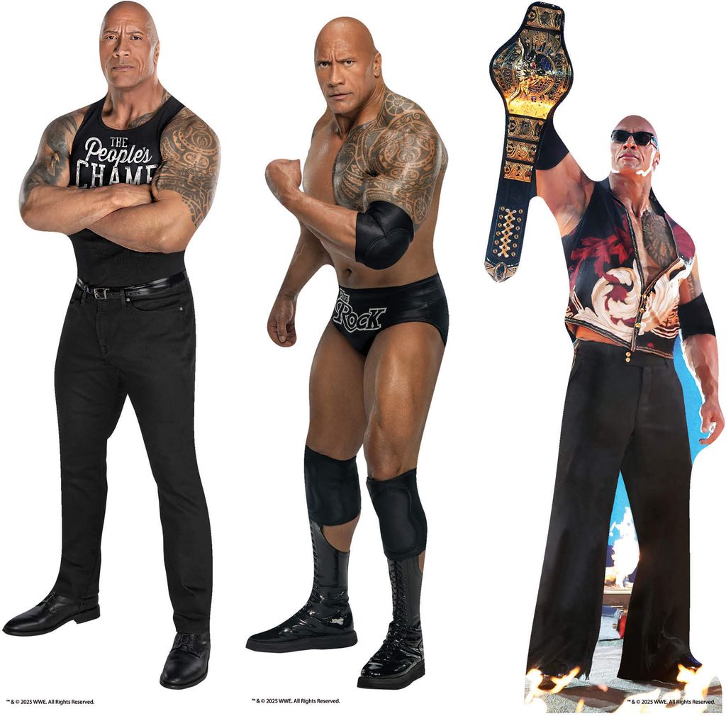 The Rock - 3er Set Tischdekoration