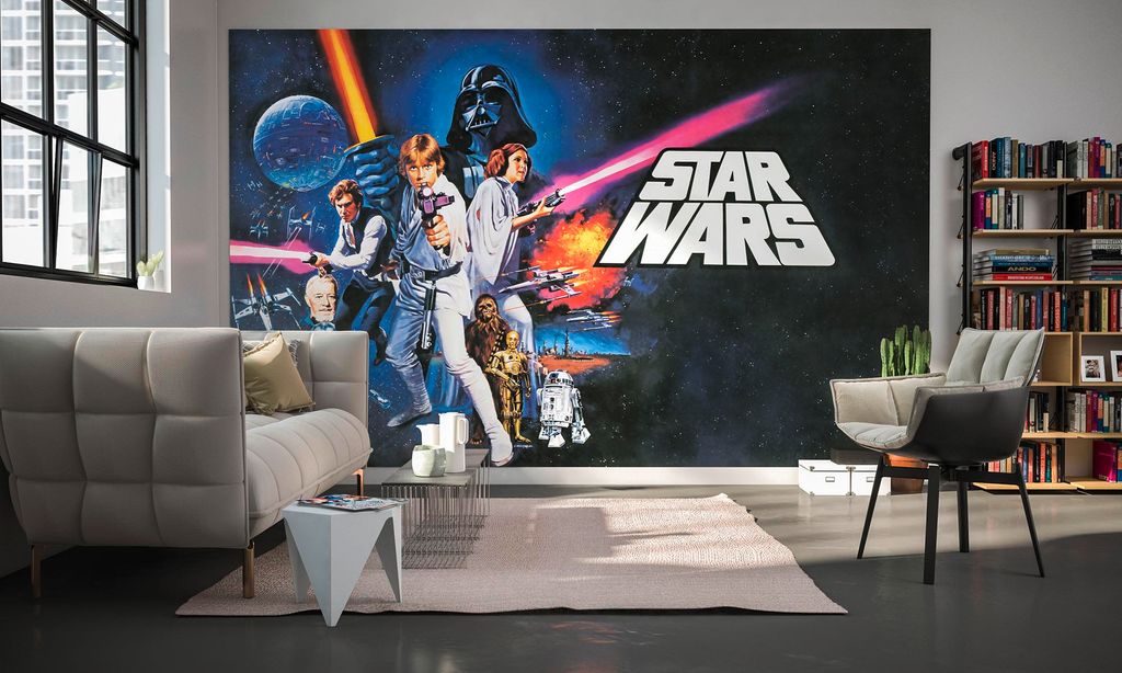 Komar Digitaldruck Vliestapete "Star Wars Poster Classic 1", bunt, 400 x 250 cm; 026-DVD4