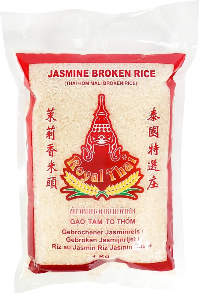 [ 1kg ] ROYAL THAI Bruchreis mit Jasminduft / Jasmin Broken Produktbild 