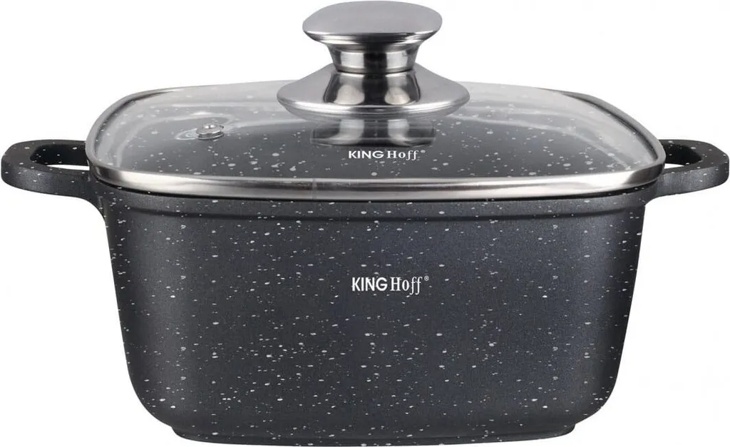 Kinghoff KH-1601 Pentola in Marmo 20cm 2.8L - Perfetta per Induzione