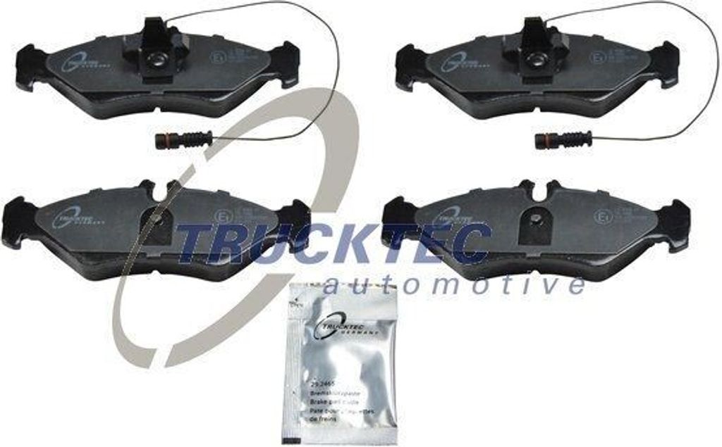 TRUCKTEC AUTOMOTIVE Bremsbeläge Satz Hinten Bremsklötze für VW LT 28-46 II Kastenwagen (2DA, 2DD, 2DH) 02.35.084