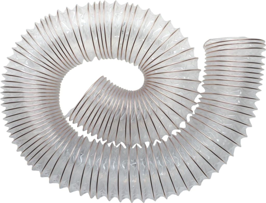 Absaugschlauch transparent Ø100 mm 2,5 m – flexibler PVC Produktbild 