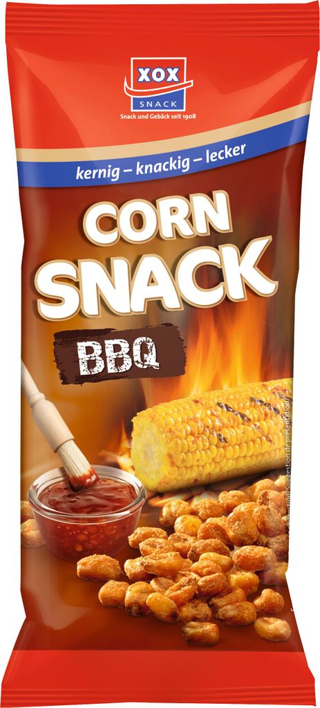 XOX Corn Snack BBQ Style 140g Produktbild 