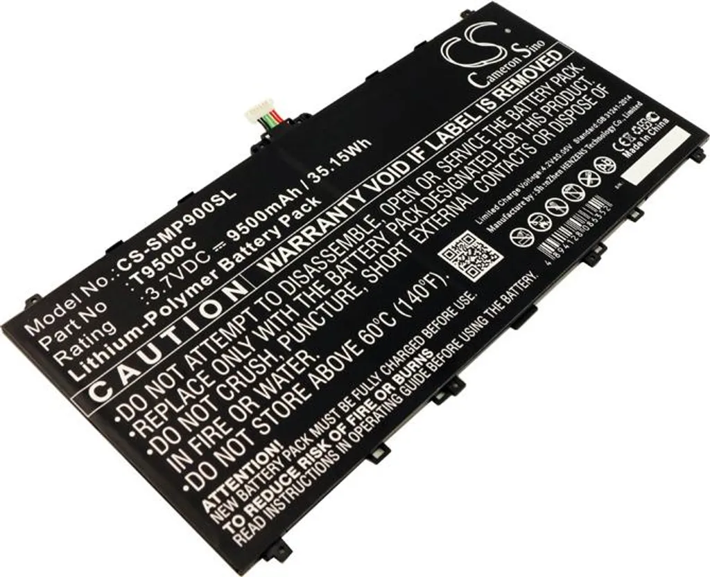 Batterie TECHTEK Longue Durée pour Samsung Galaxy Note 12.2 LTE et 3G