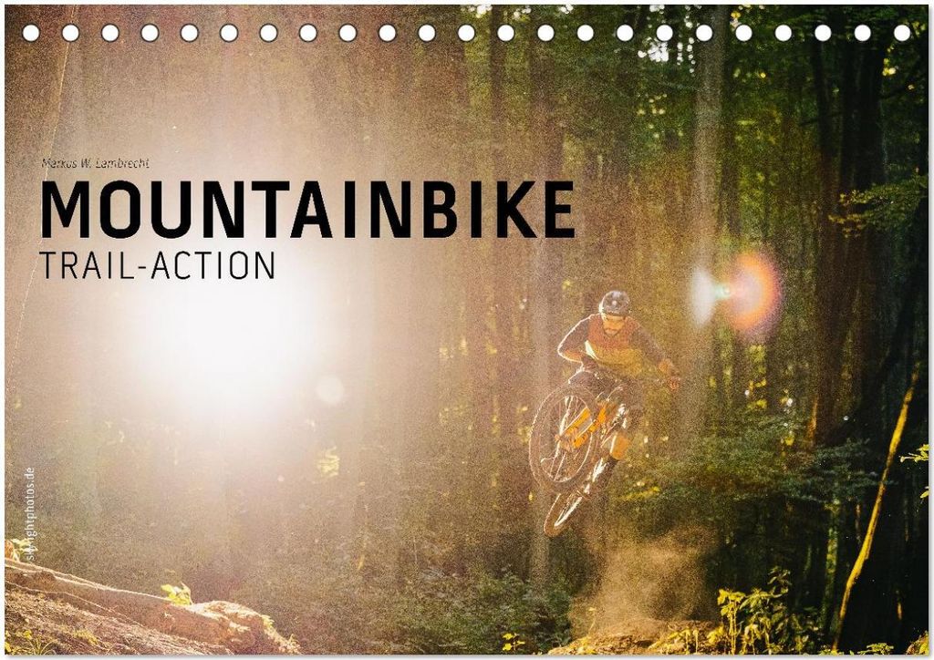 Mountainbike Trail-Action (Tischkalender 2026 DIN A5 quer), CALVENDO Monatskalender