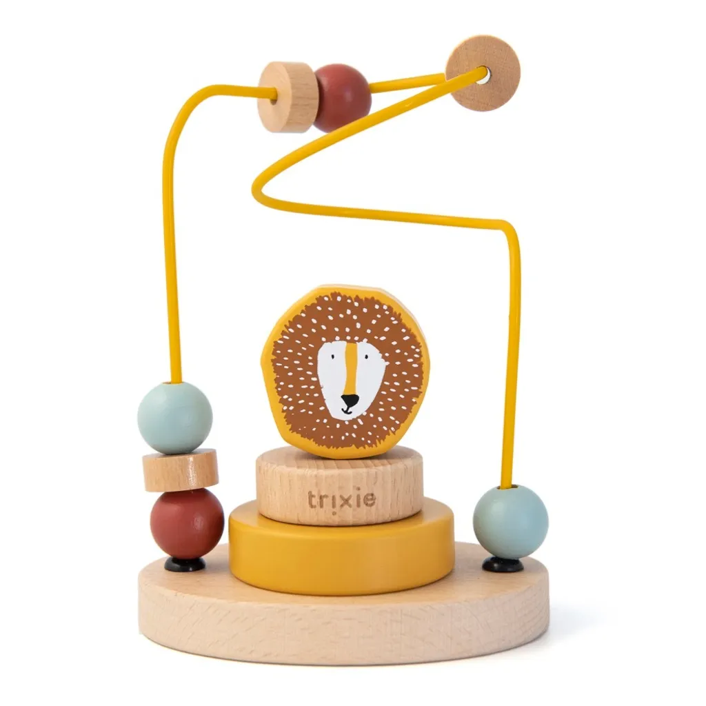 Jeu de boules en bois Mr. Lion Trixie - Activité de motricité 3 boules