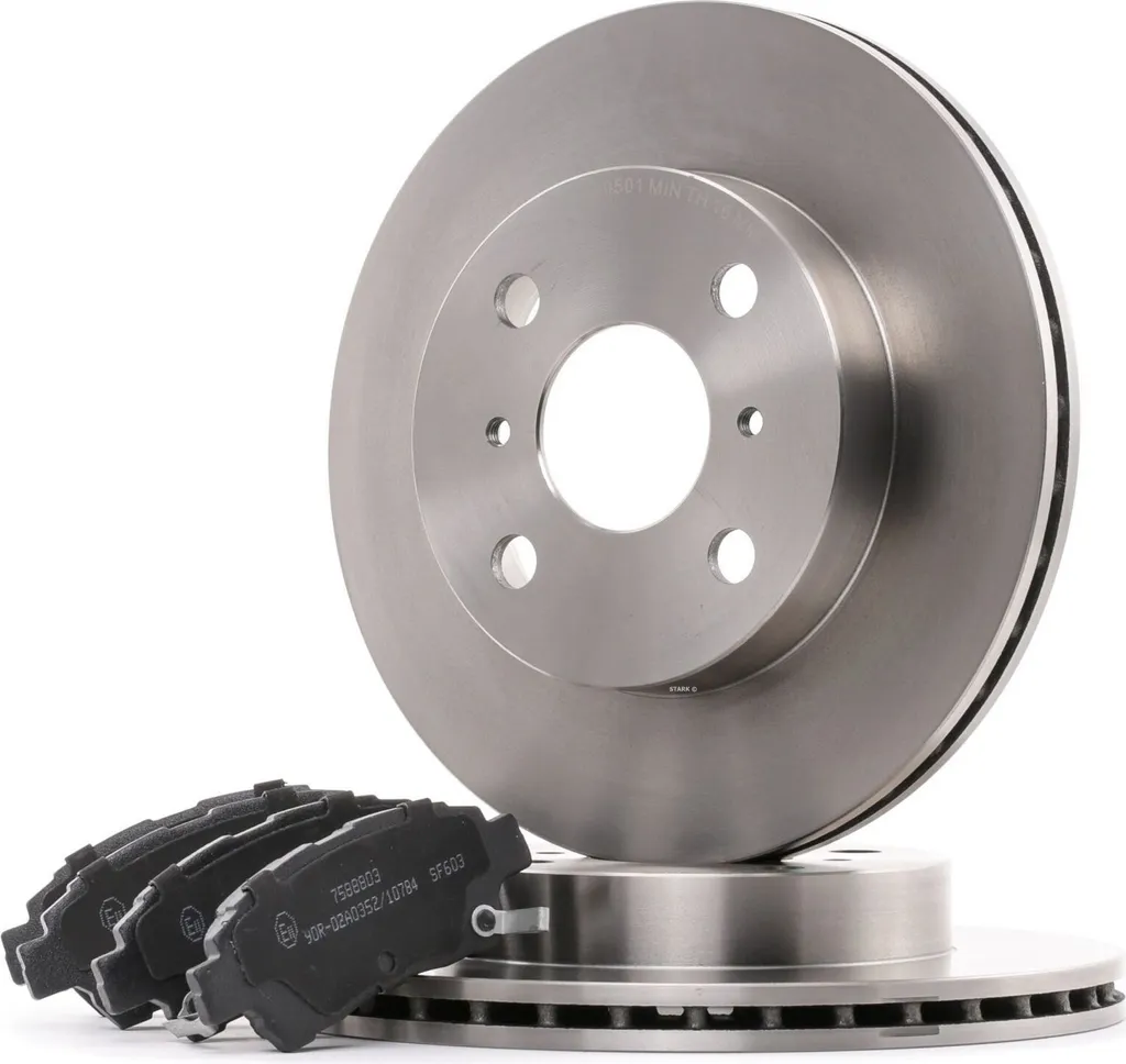 Éliminez vibrations et sifflements : Disques et plaquettes Yaris Stark