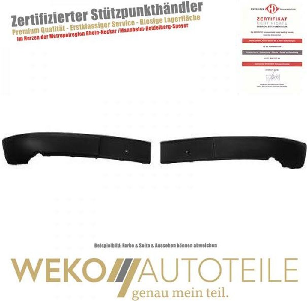 Zier Schutzleiste Stoßstange vorne links rechts DIEDERICHS 4413654 für