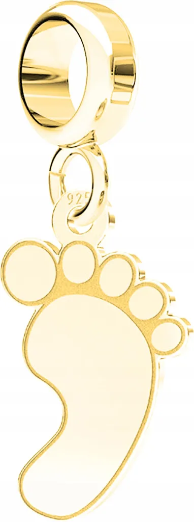 Collana Piedini Bambino Oro Argento 925 - Accessorio Trend Neo Mamme