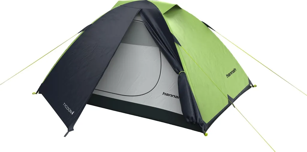 Tente Hannah Tycoon 4 places Vert Printemps et Gris Nuageux II
