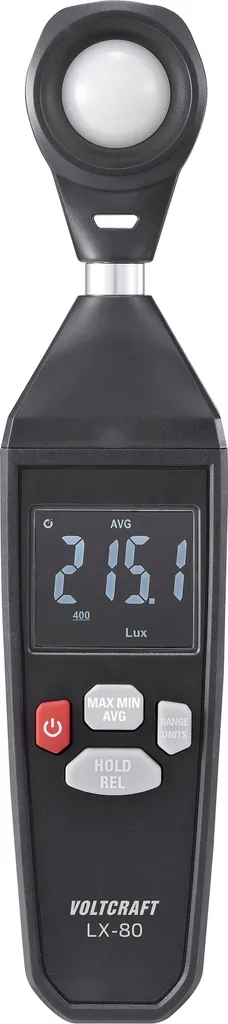 Luxmètre numérique portable Voltcraft LX-80 pour intensité lumineuse