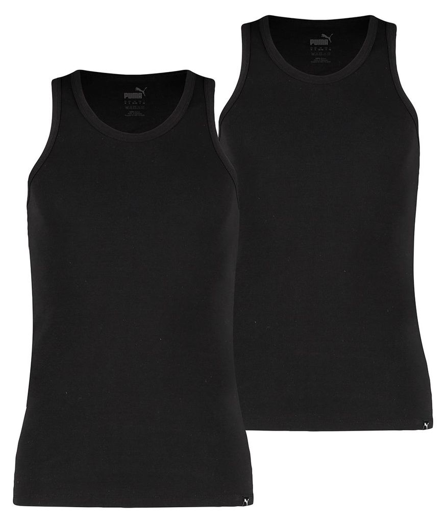 2 er Pack Puma Basic Tank Top Men Herren Unterhemd Rundhals Produktbild 