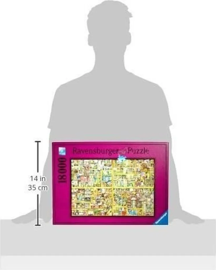 Puzzle XXL 18000 pièces Bibliothèque Magique Colin Thompson par Ravensburger