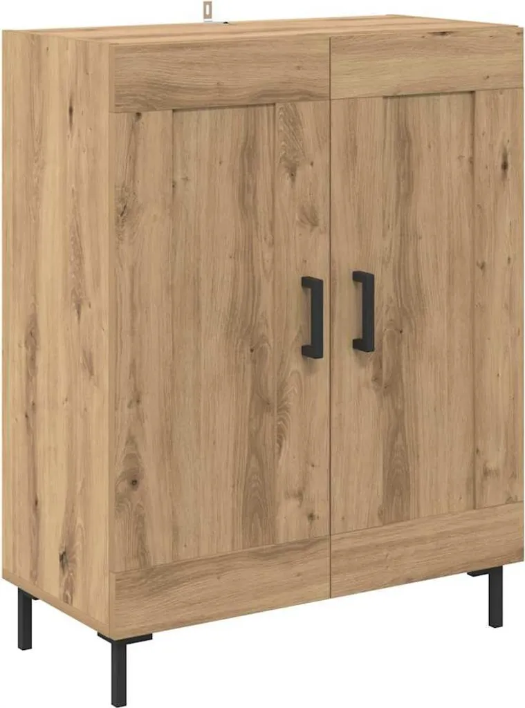 Arreda con vidaXL: Credenza in Quercia Artigianale 2 Pezzi - 6