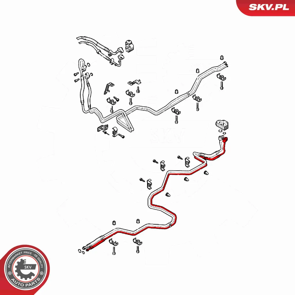Conduit climatisation VW Multivan pour ventilation arrière optimale