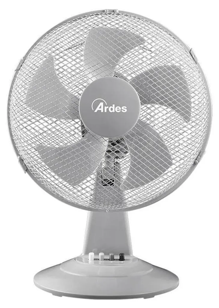 Ventilateur de Table Oscillant Ardes 30cm avec 3 Niveaux de Puissance