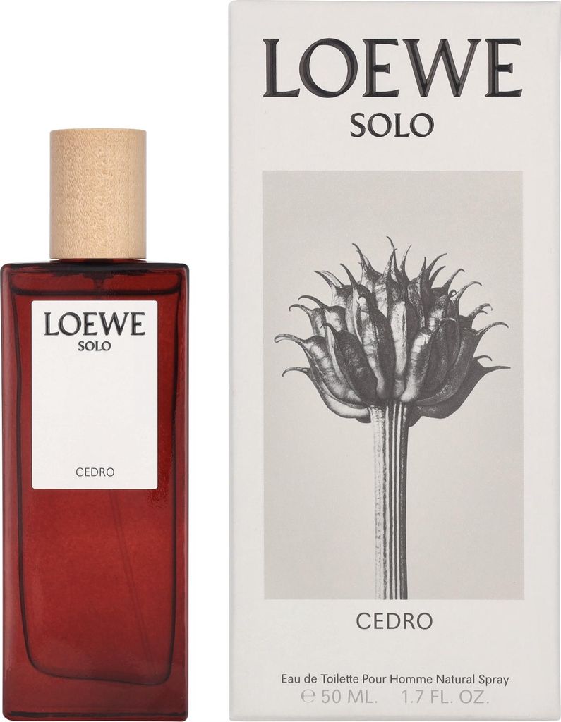 LOEWE Perfumes Solo Cedro, Männer, 50 ml, Spray, Alcohol, Parfum (fragrance), Aqua (water), Ethylhexyl Methoxycinnamate, Butyl..., 1 Stück(e)
