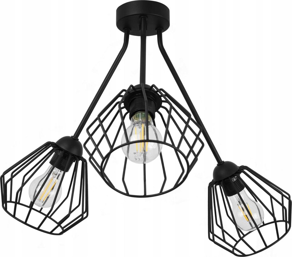 Hängeleuchte Deckenlampe Kronleuchter mit LED Plafon – Moderne Deckenbeleuchtung für Wohnzimmer und Esszimmer