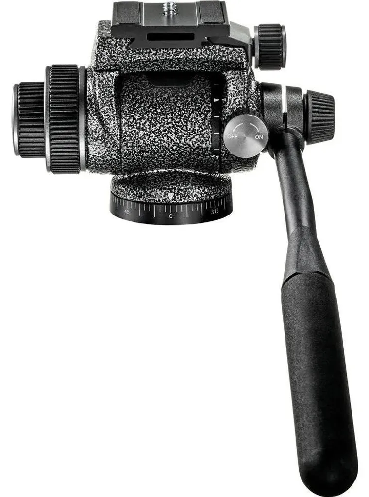 Rotule Vidéo Fluide Gitzo GHF2W Argent avec Plateau Rapide Magnésium - 6
