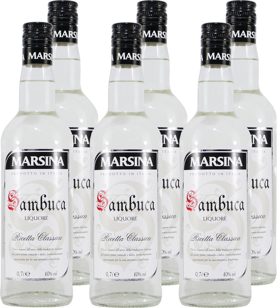 Marsina Sambuca Liquore (6 x 0,7L)