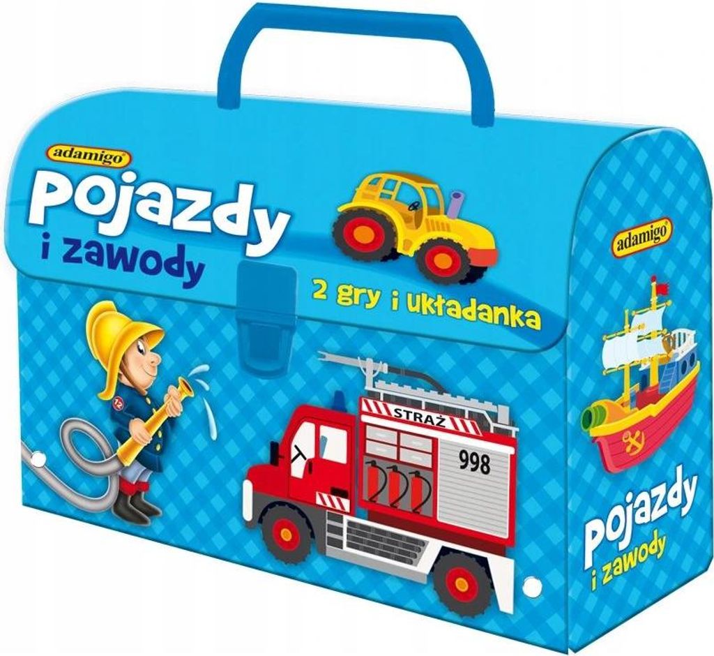 ADAMIGO PL Truhe - Fahrzeuge und Berufe 06472