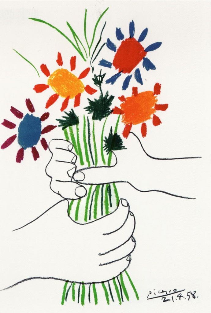 Kunstkarte Pablo Picasso "Le Bouquet" Produktbild 