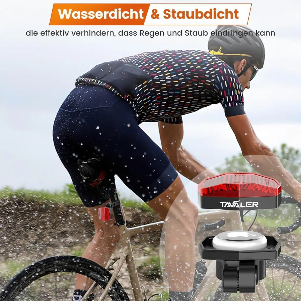 Cache AirTag pour Vélo et VTT - Support de Tracking Antivol Robuste - 5