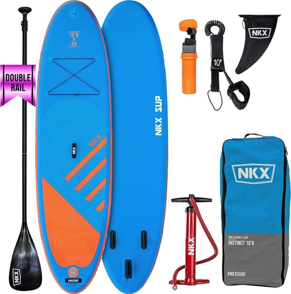 NKX Instinkt 10,8 Fuß. Aufblasbares SUP Blackline