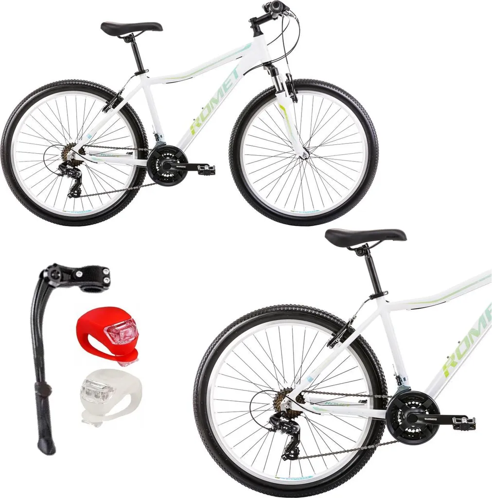 Vélo VTT 26 pouces idéal randonnée Romet Jolene 6.0 Shimano en Alu