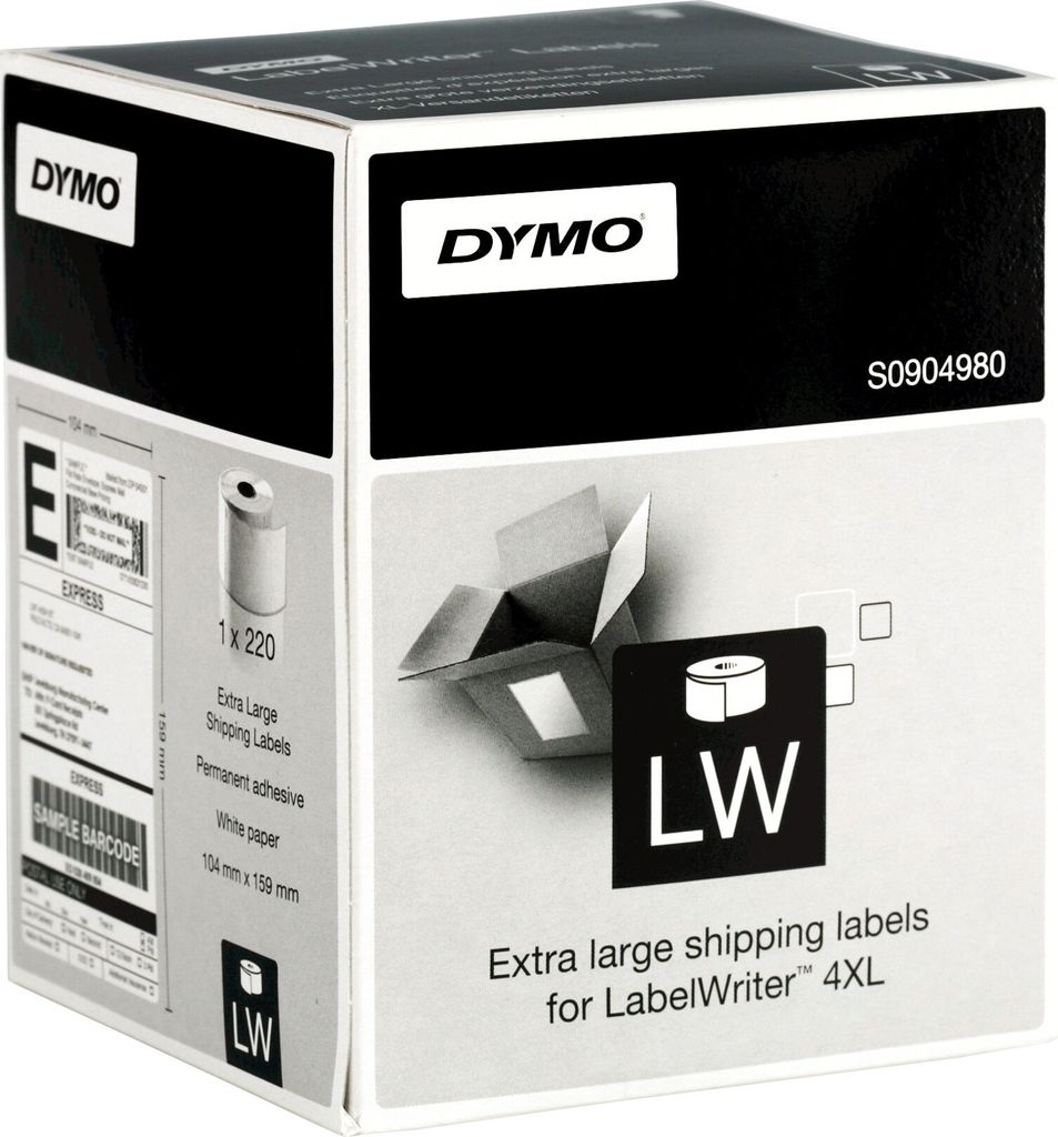 DYMO LW prepravné etikety len pre LW 4XL/5XL 104x159mm Obrázok produktu 