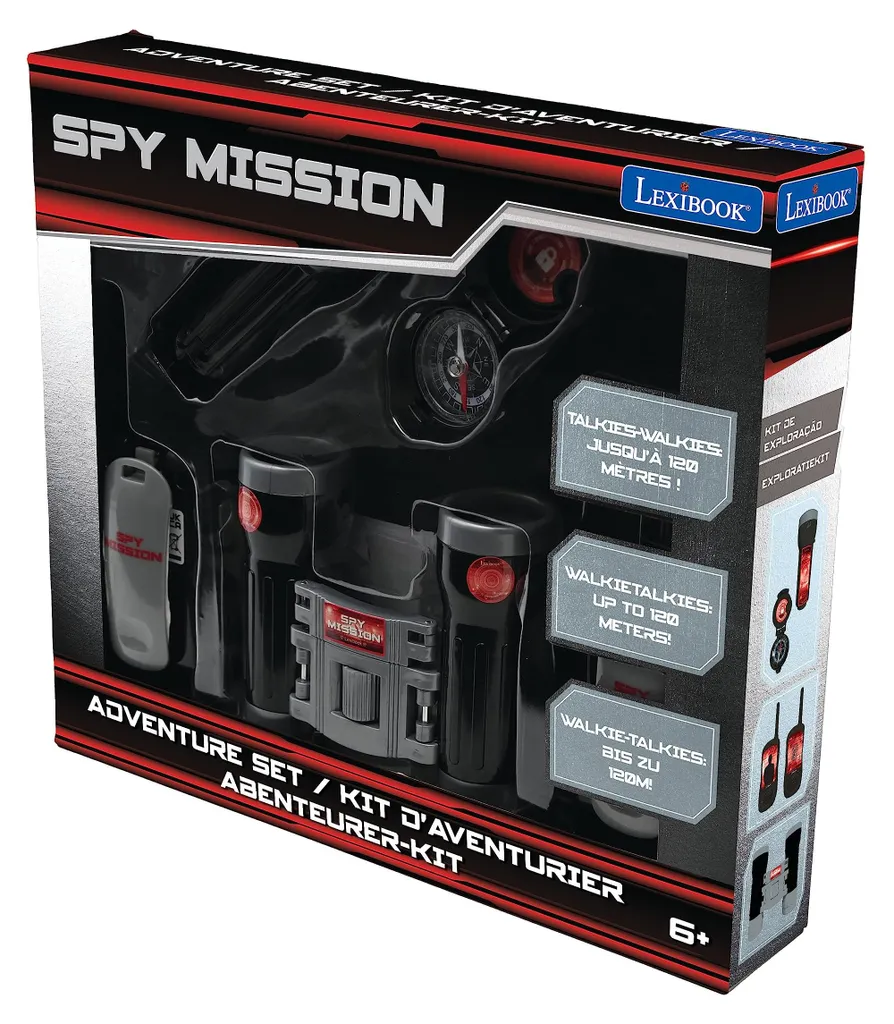 Kit complet d'espion pour voir dans le noir et intercepter des secrets