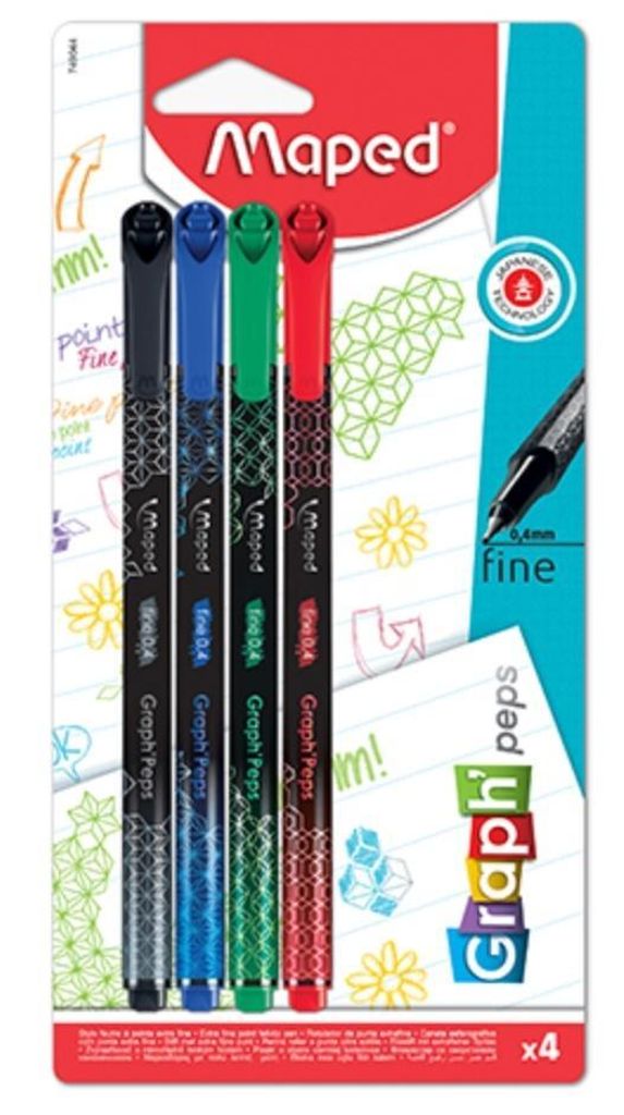 MAPED Liner Graph' Peps Deco 4 Stk.