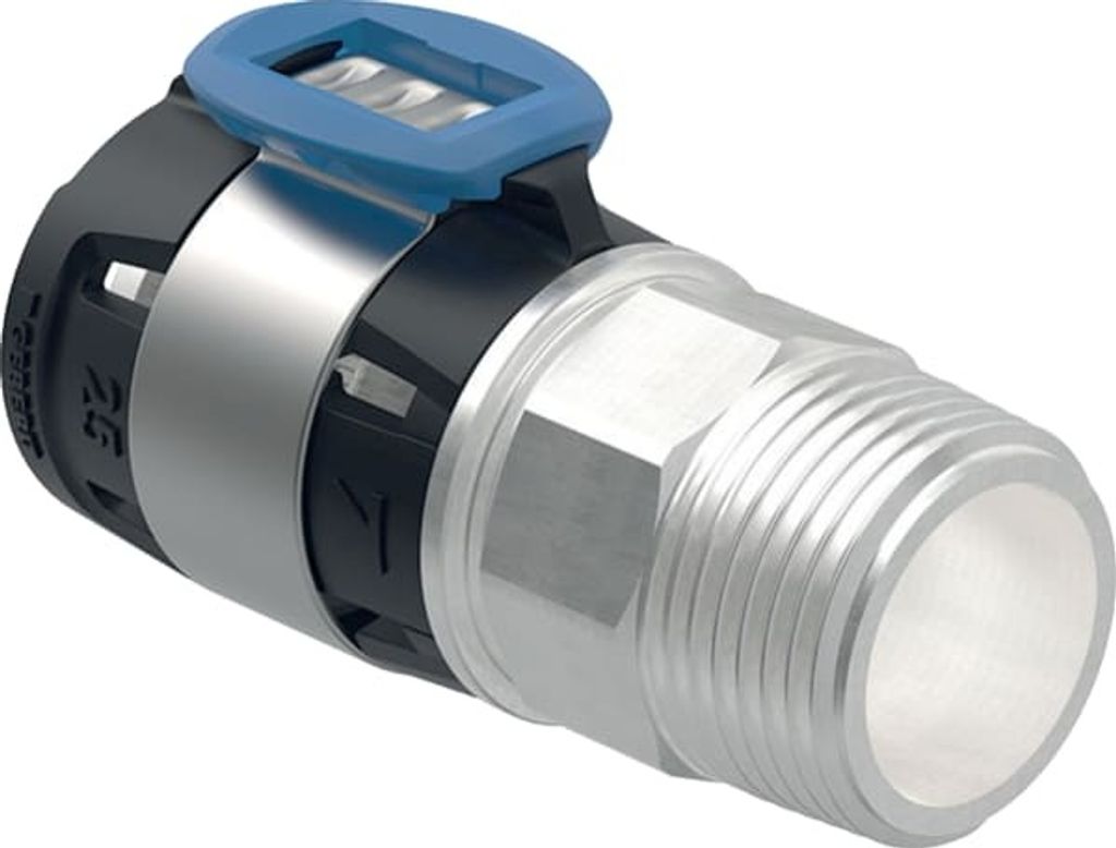 GEBERIT FlowFit Anschluss gerade 25 x 1/2" AG 619472221