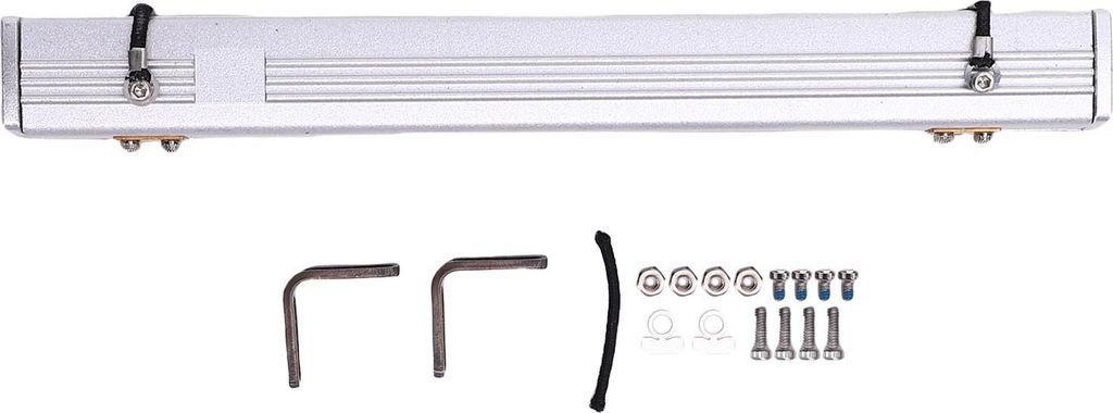 Simulationsdach -Top Zeltanpassung für Traxxas 1/18 RC -Auto Aluminium Regen Baldachin Sonnenschutz Dekoration Accessoire Silber