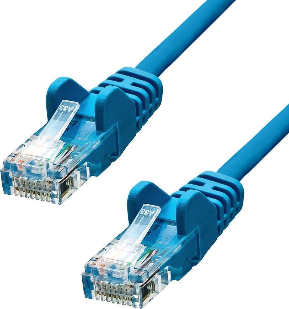 ProXtend V-5UTP-005BL, 0,5 m, Cat5e, U/UTP (UTP), RJ-45, RJ-45, Blau
