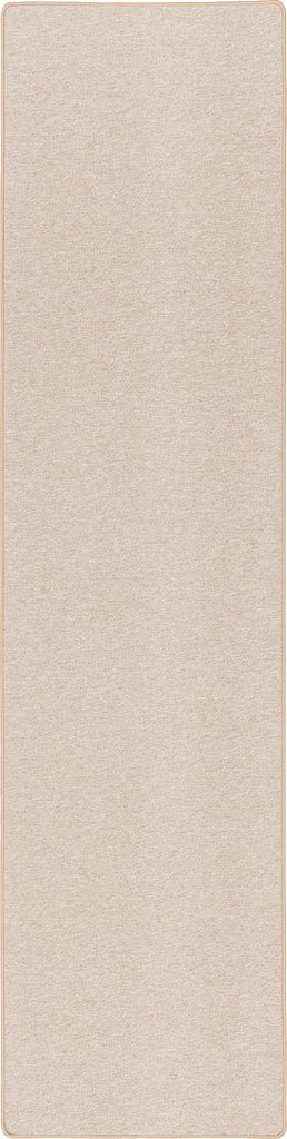 Feinschlinge Schlingenteppich Velours Teppich Läufer Modern Einfarbig, Größe:100x200 cm, Farbe:Beige