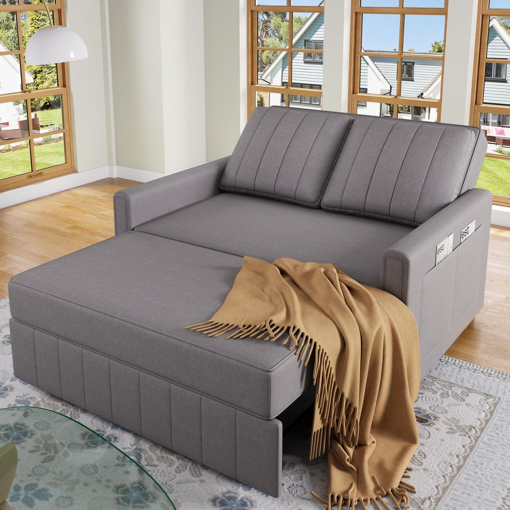 Fortuna Lai Multifunktionales Klappsofabett mit Schlaffunktion, sofa,ideal für kleine Räume, geeignet für Zuhause oder Wohnheime, verstellbare R...