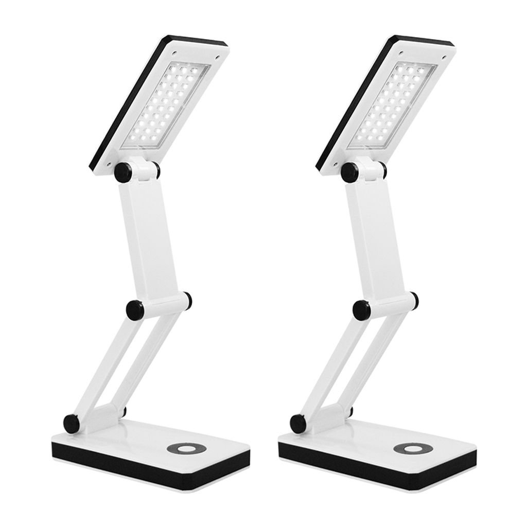 Eaxus® Sada 2 stolných LED lámp USB - skladacia, elegantný Obrázok produktu 