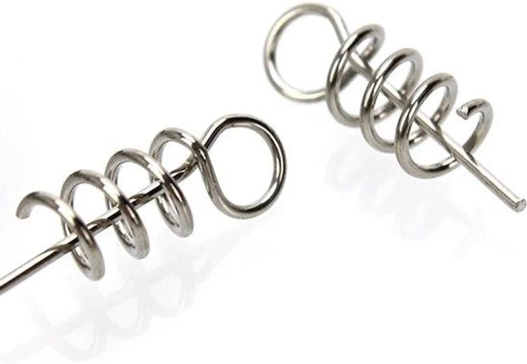 Appât de printemps 35mm délicat avec hameçon Twist Lock et bouton central