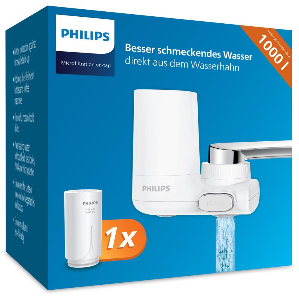 Philips AWP3703/10, Wasserhahnfilter, Weiß Produktbild 