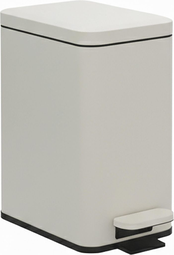 Relaxdays Mülleimer, 10 Liter, 16 cm schmal, Softclose, Produktbild 