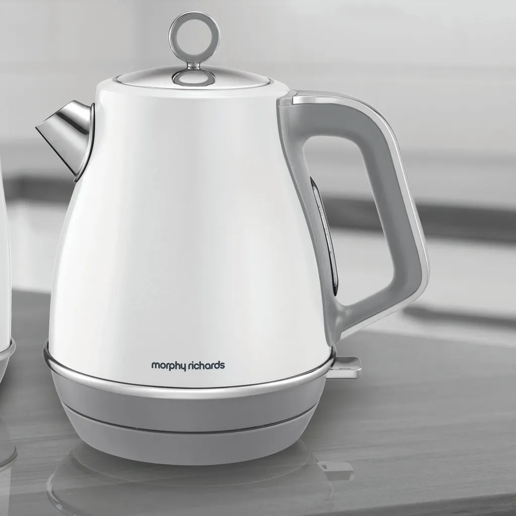 Bouilloire électrique en métal blanc Morphy Richards pour thé et café - 11