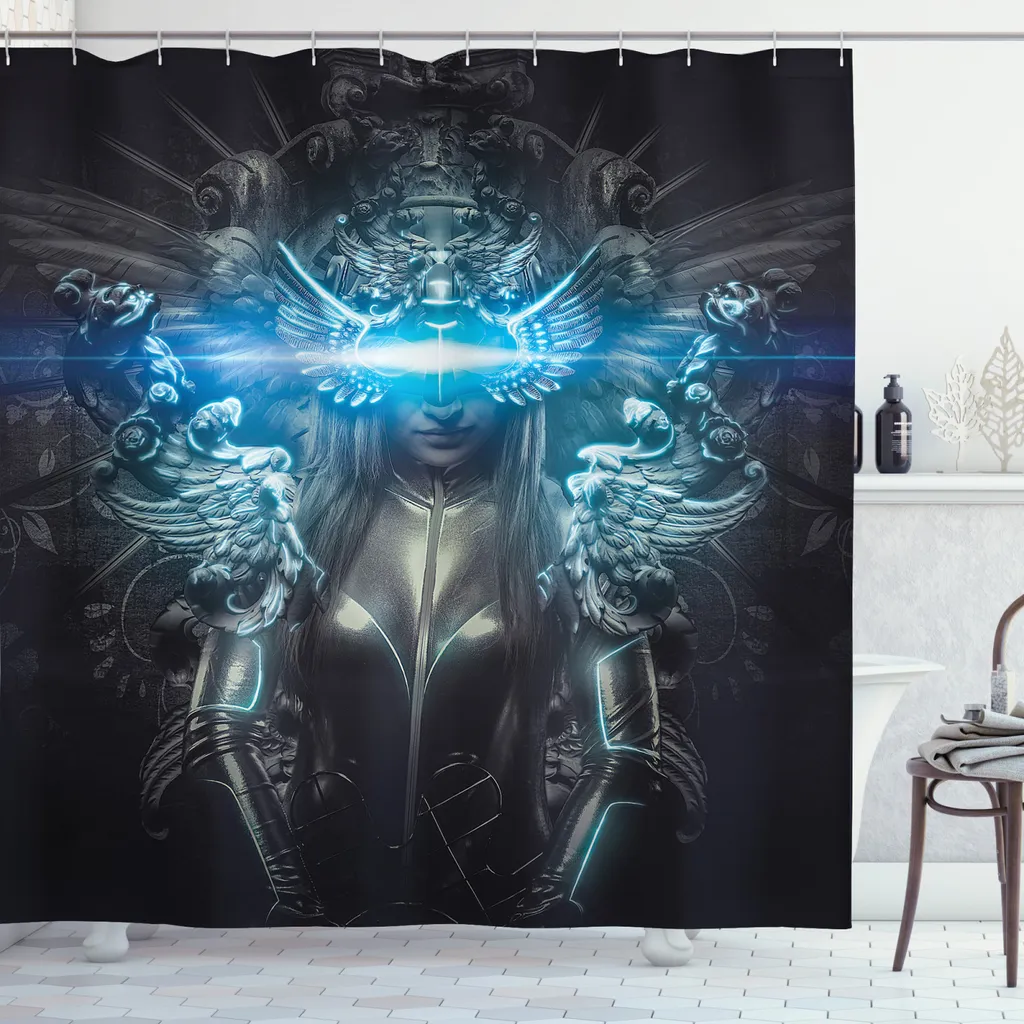 Tenda Doccia ABAKUHAUS Principessa Gotica 175x220 - Spedizione Gratuita
