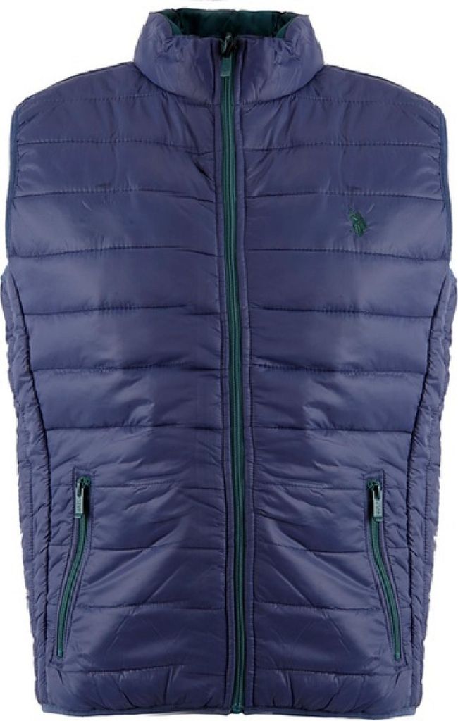 U.S. Polo Assn Herren Steppweste 574 Marine Grün Produktbild 