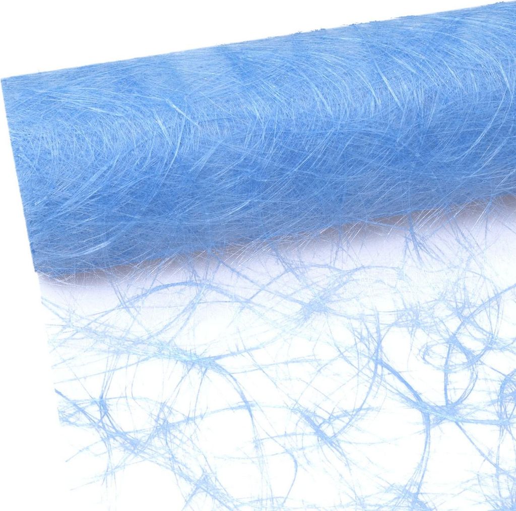 Sizoweb Tischläufer - hellblau - 60 cm extra breit - 25 m Produktbild 