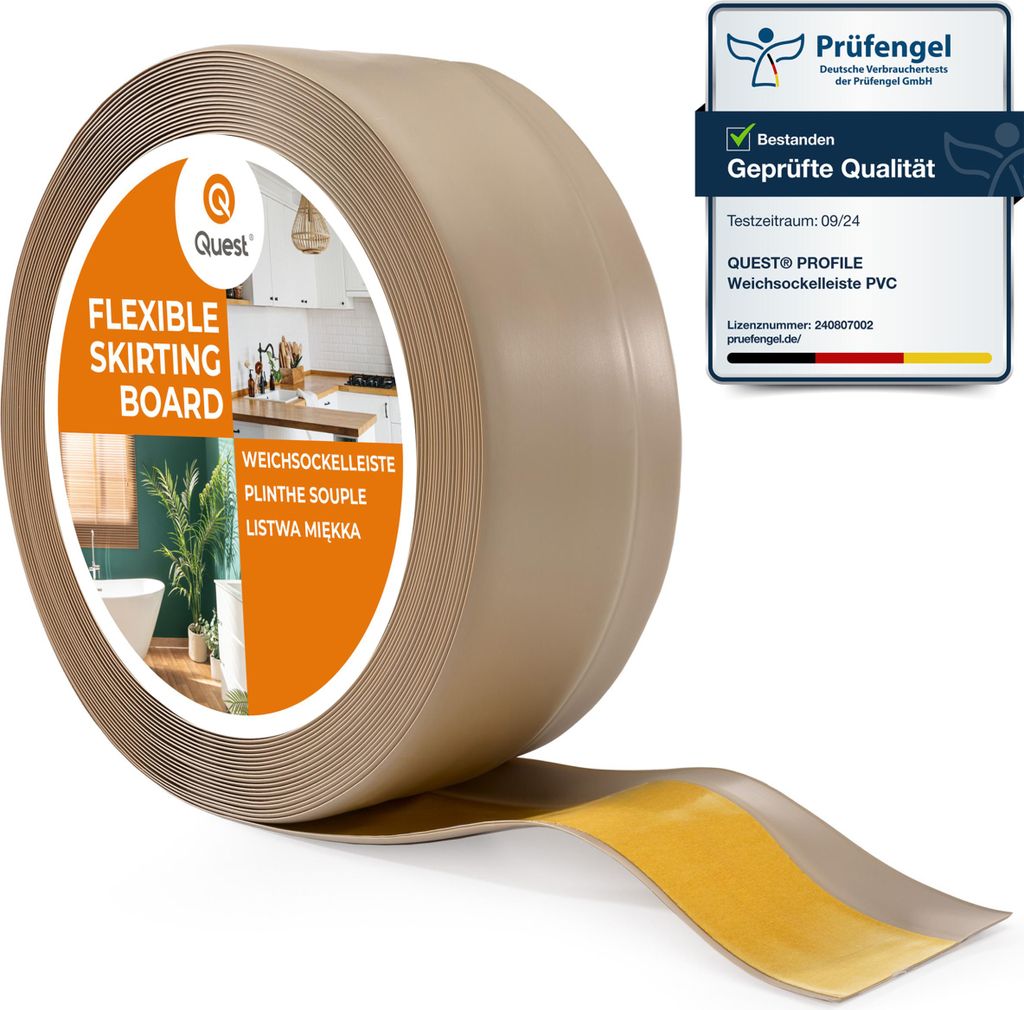 QUEST Strisce per pavimenti in PVC 50x20mm, 25m, Strisce Immagine del prodotto 