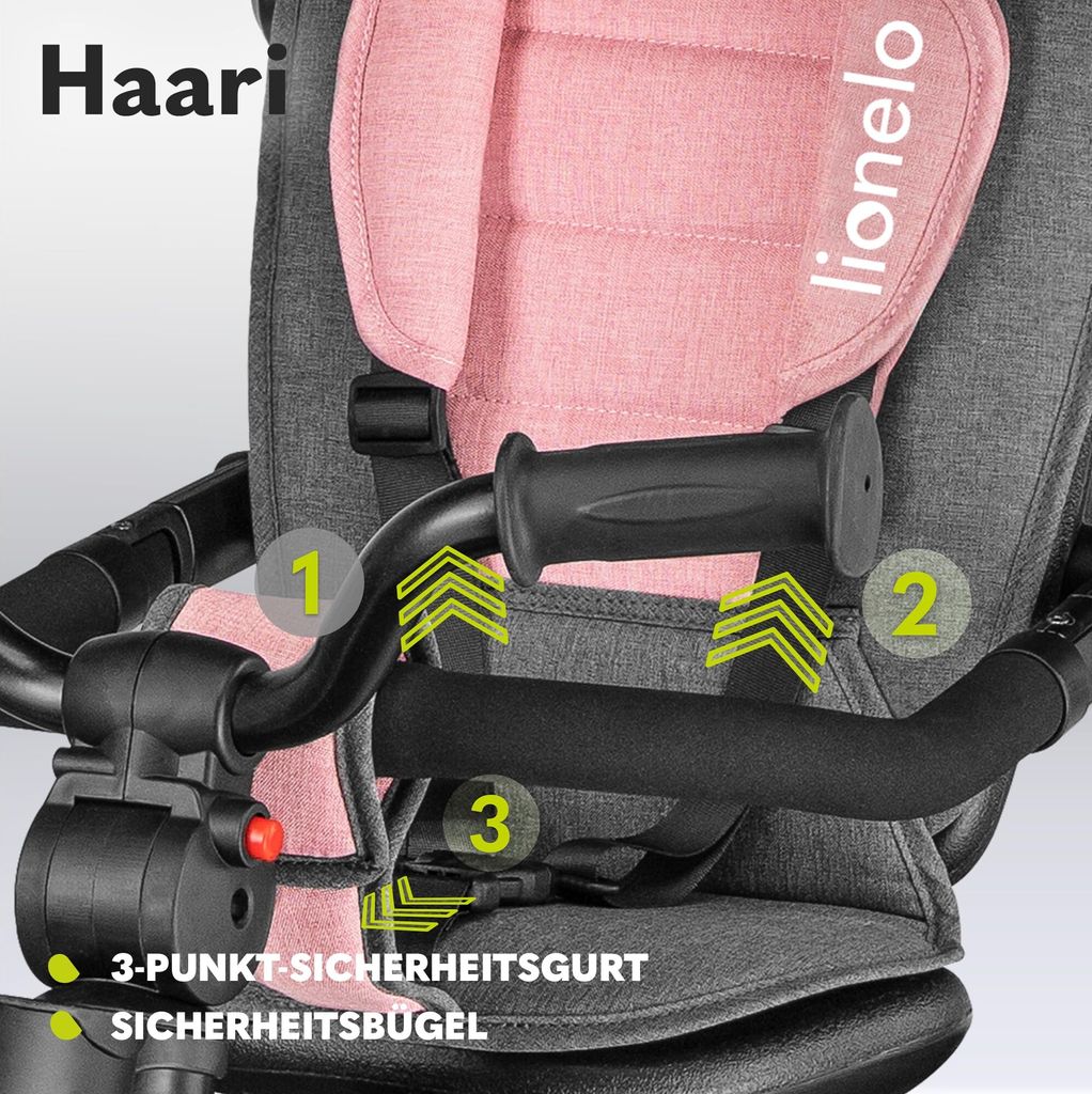 Lionelo Haari trójkołowy rower dziecięcy trójkołowy rower Zdjęcie produktu 34
