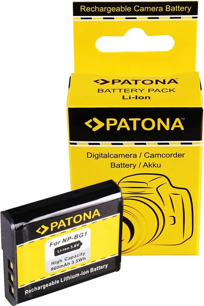 Batteria Ricambio Sony NP-BG1 960mAh Tipo G - Alta Efficienza Li-ion